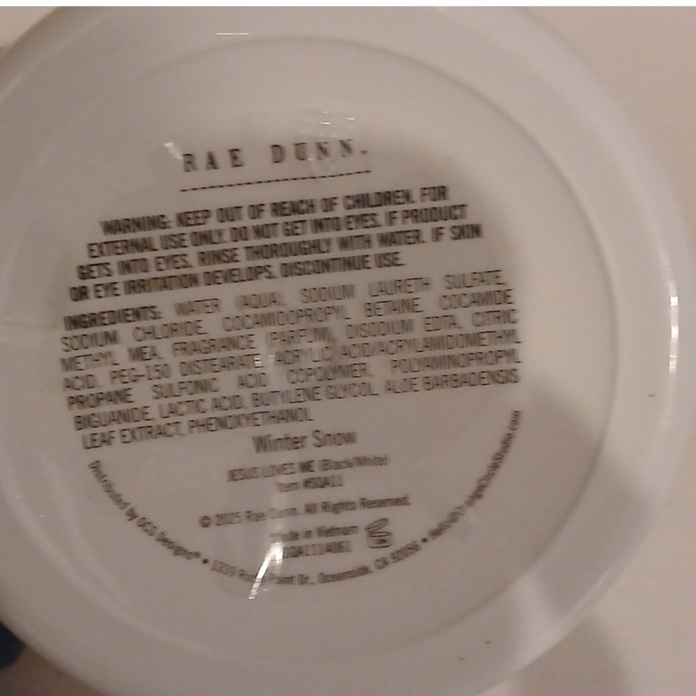 Rae Dunn Jesus Loves Me Hand Soap - Picture 2 of 2